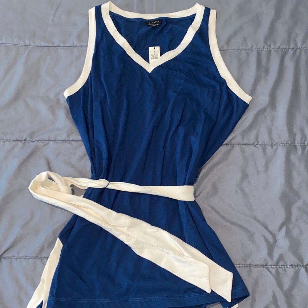 Talbots Tank top , with belt .